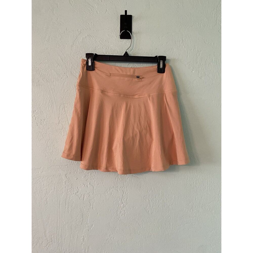 NEW Santiny Woman’s Peach Tennis Golf Running Athletic Skort Size Medium - Picture 2 of 5